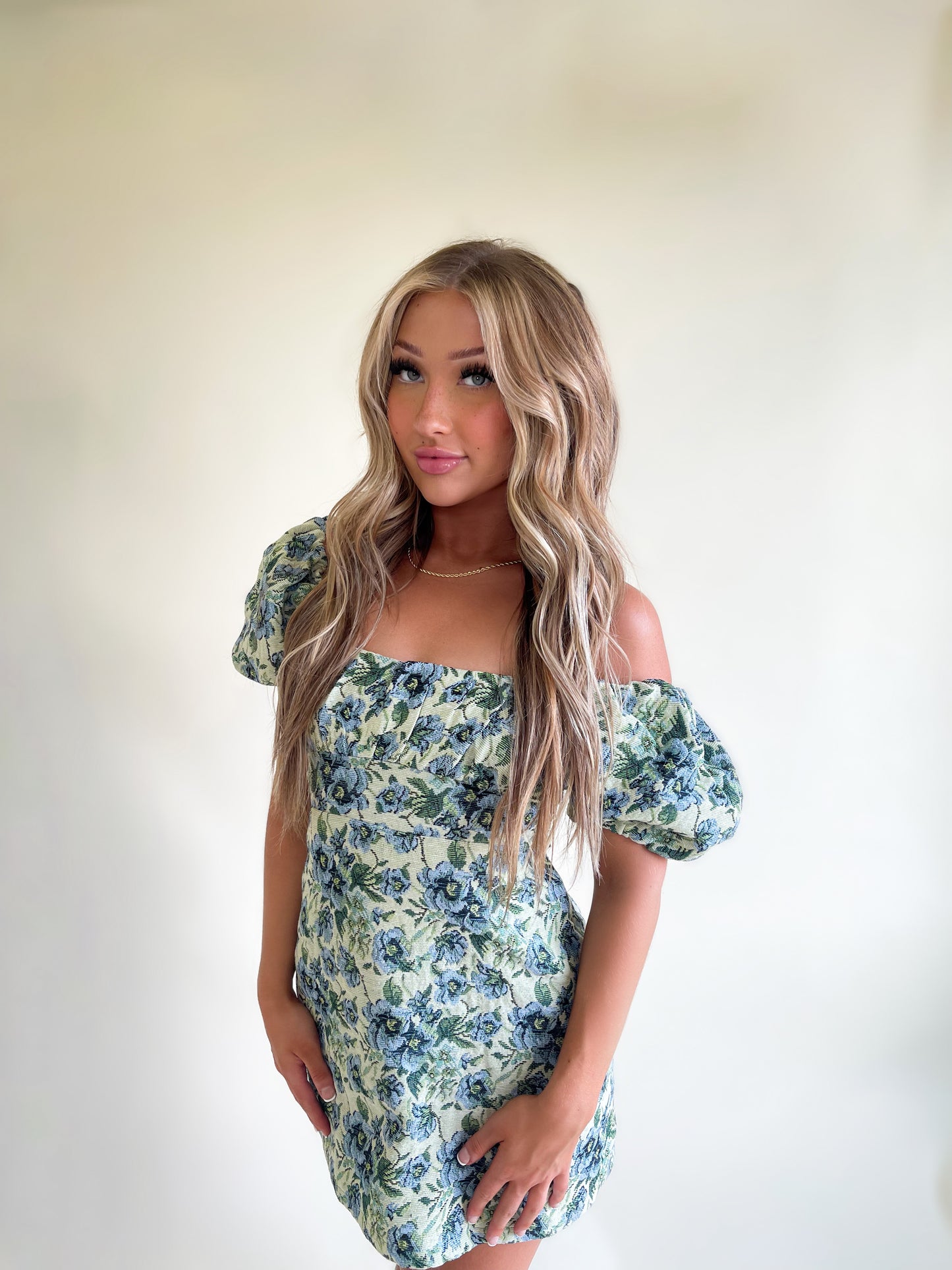 Jade Floral Dress