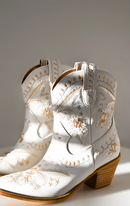 Lilia Floral Booties