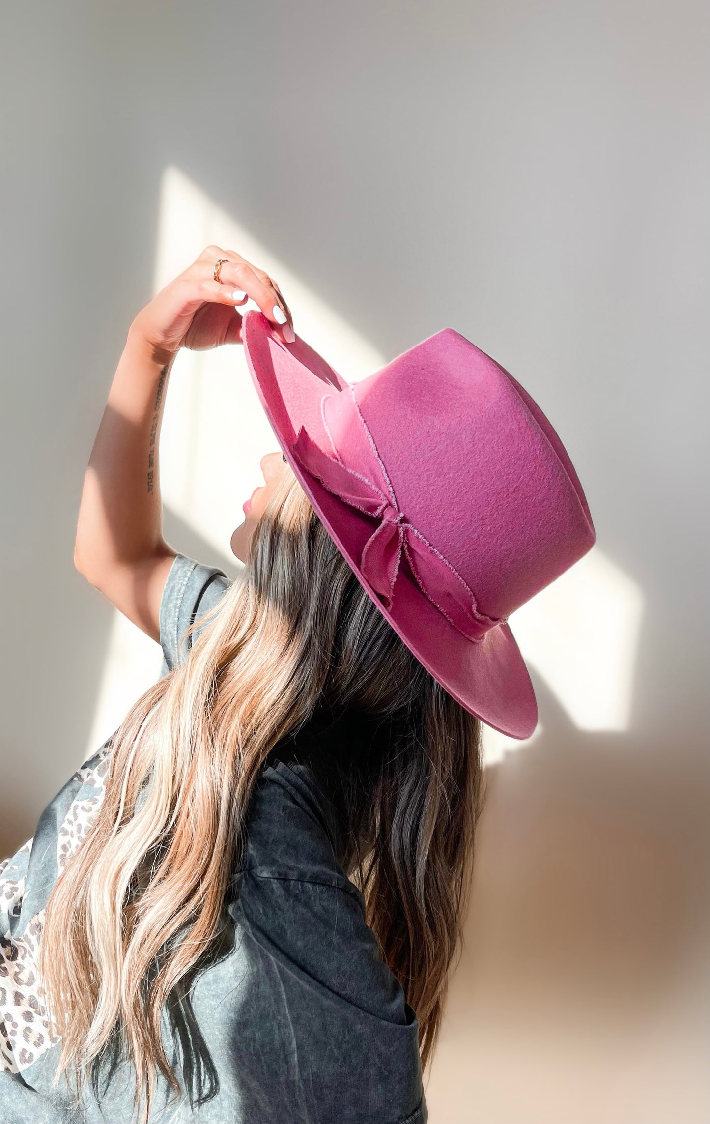 Pink Panama Hat