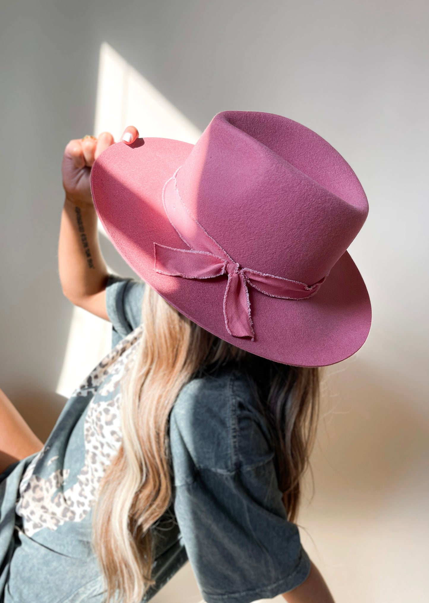 Pink Panama Hat