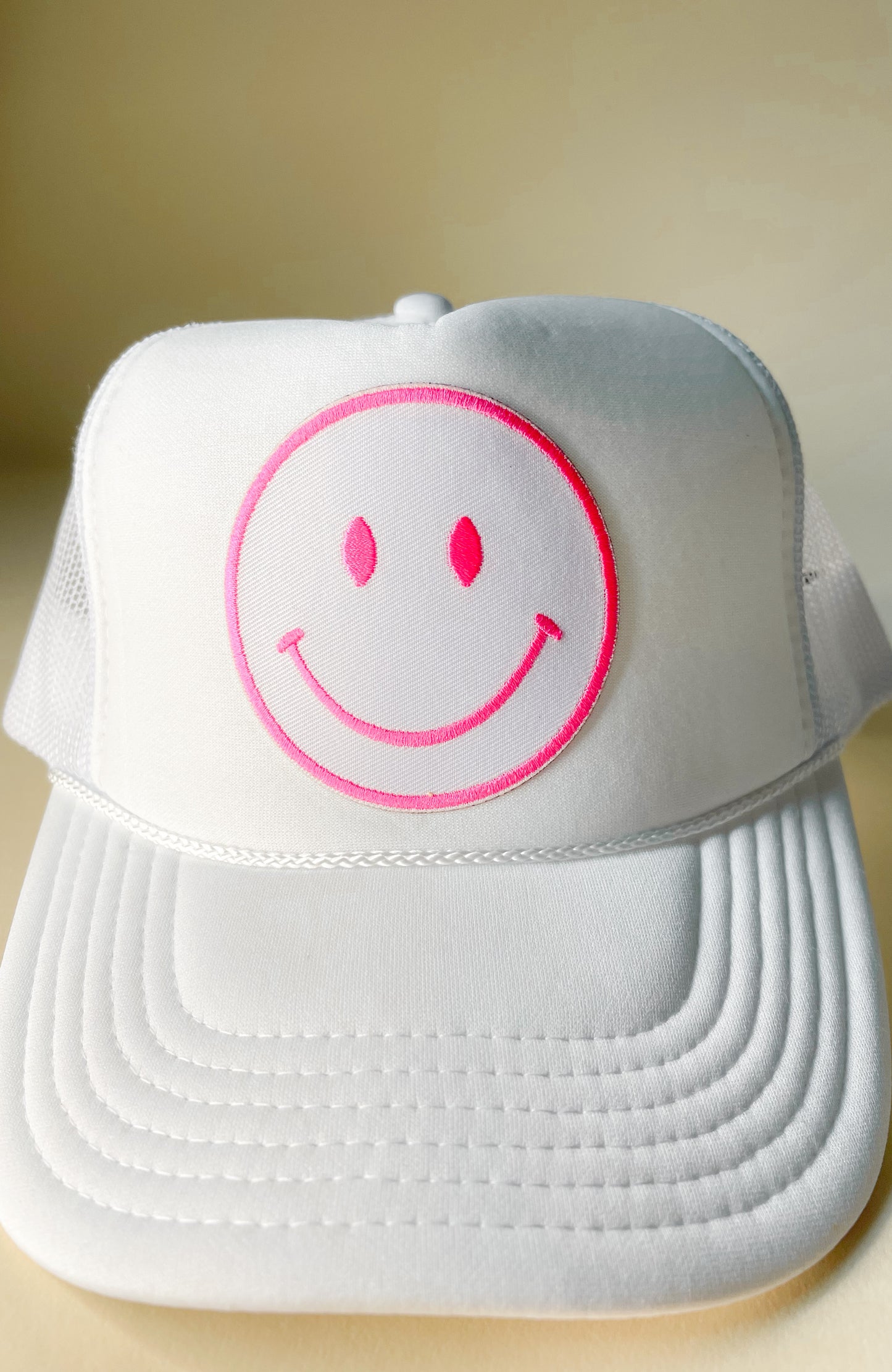 Happy Pink Trucker Hat