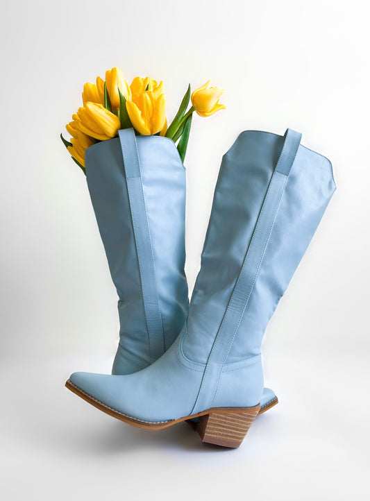 Light Blue Cowgirl Boots