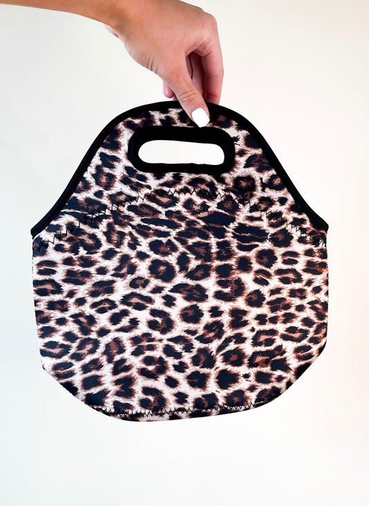 Cheetah Lunch Tote