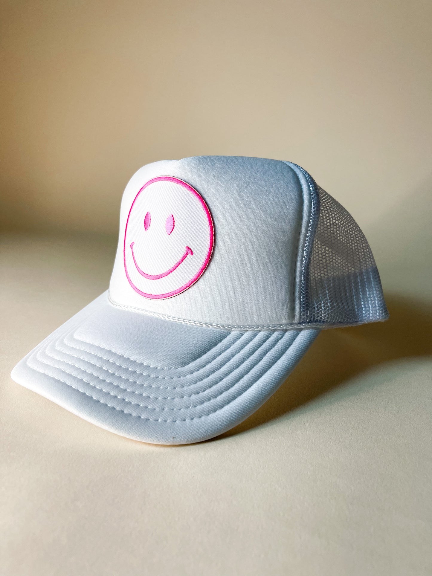 Happy Pink Trucker Hat